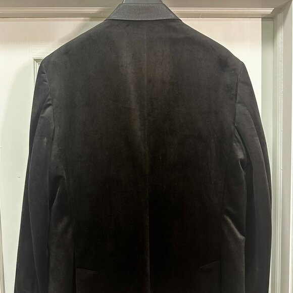 I.N.C. International Concepts Men's Velvet Jacket ‘Black’, Men's size Large - Picture 6 of 7